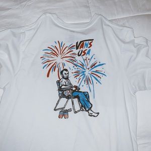 VANS / exclusive abraham lincoln tee 🇺🇸